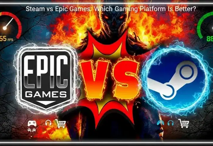 Comparison of Steam and Epic Games platforms highlighting features, performance, and user experience for gamers choosing the best gaming platform.